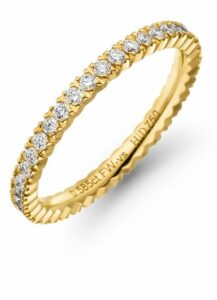 Alliance ring met 39 briljant geslepen diamanten