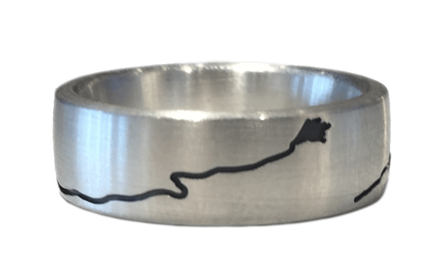 Sieraad kado Achterhoek – IJssel ring in zilver of goud | de Tijd
