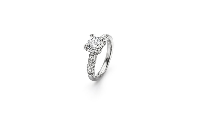 Design ring Liberté met briljant geslepen diamanten