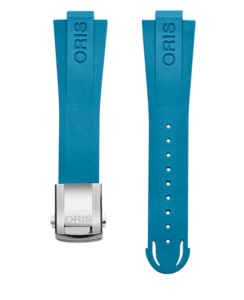 Rubberen horlogeband blauw – 22 mm