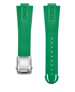 Rubberen horlogeband groen – 22 mm