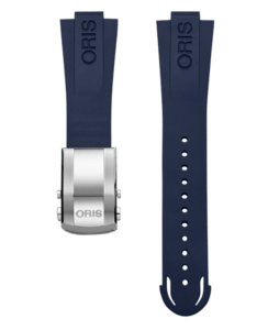 Rubberen horlogeband blauw – 24 mm