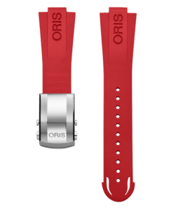 Rubberen horlogeband rood – 24 mm