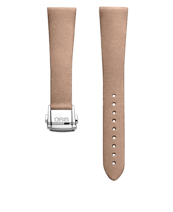 Lederen horlogeband bruin – 17 mm