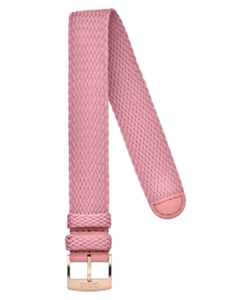Textiel horlogeband roze – 19 mm
