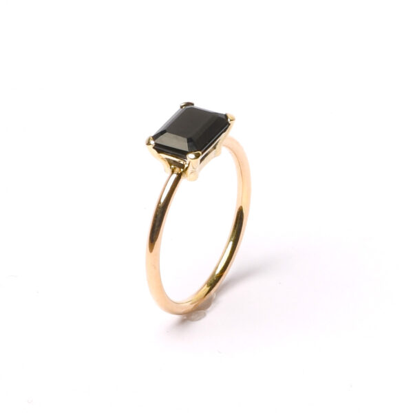 JRR0059G.01 Geelgouden ring met onyx