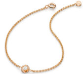 Design armband Calla met één briljant geslepen diamant