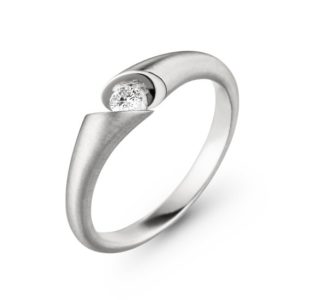 Witgouden ring Calla 0,10ct