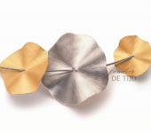 Gouden of platina hanger Blutenscheibe