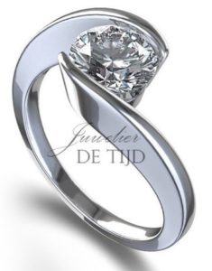 Platina ring Femma 0,30ct