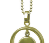 14 karaats geel gouden hanger