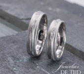 14 karaats wit gouden Trouwringen