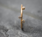 18 karaats rosé gouden Dew ring
