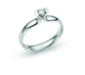 Platina ring Donna classic