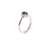 Witgouden Lady Di ring saffier 0,60ct (3) PCR0385