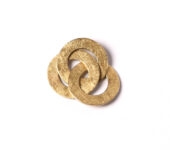 Geelgouden hanger Cirkel
