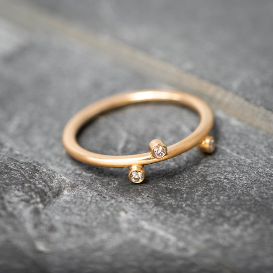 Roségouden Dew ring