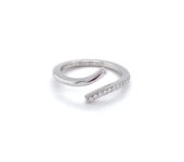 14 karaat wit gouden design ring