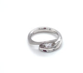Roségouden gouden ring 0,18ct