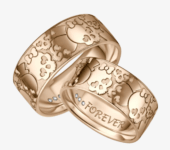14 karaats roségouden trouwringen Girlie