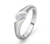 Witgouden ring Calla