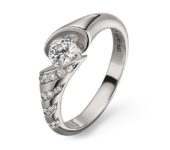Witgouden ring Calla