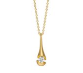 Geelgouden Collier Calla