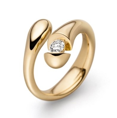 Witgouden ring Calla