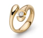 Geelgouden ring Calla