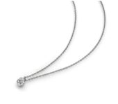 Witgouden collier Calla