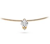 Geelgouden collier Liberte 0,30ct