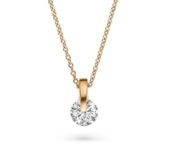 Geelgouden collier Liberte Lumina