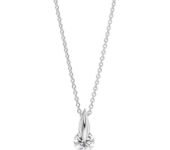 Witgouden Liberte Lumina collier 0,30ct
