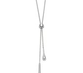 Witgouden collier Calla
