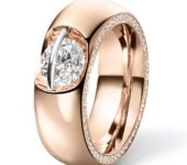 Roségouden Liberté ring 0,50ct