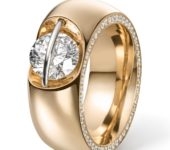 Geelgouden ring Liberté