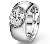 Witgouden Liberté ring 3ct