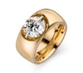 Geelgouden Liberté ring 3,50ct