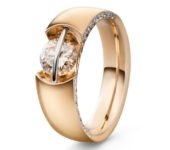 Roségouden Liberté ring 0,50ct