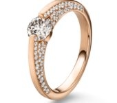 Roségouden Liberté ring 0,50ct