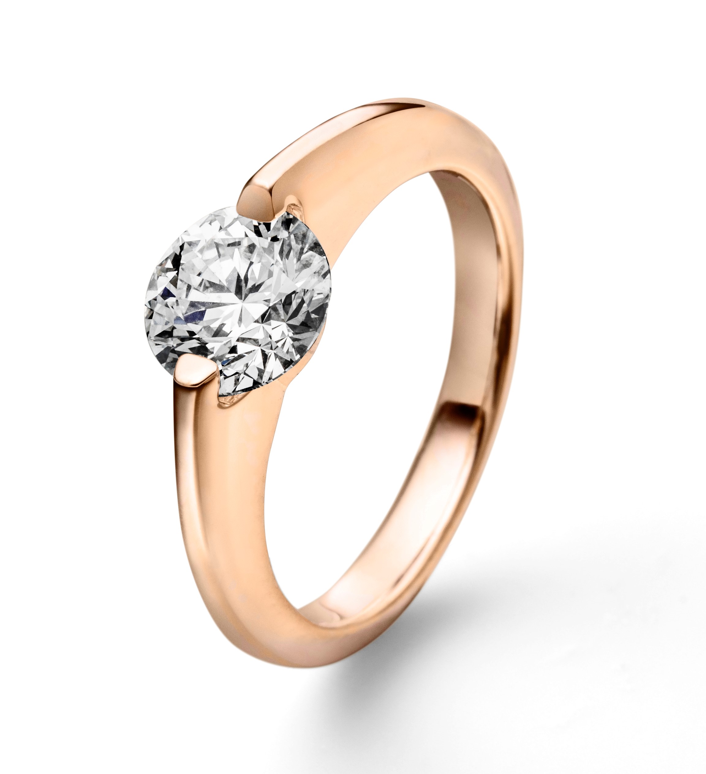 Platina ring Liberté 0,60ct