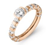 Roségouden Paradoxal ring