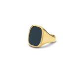 Geelgouden zegelring antiek vorm 16x13mm