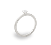 Witgouden Alpenring 0,10ct
