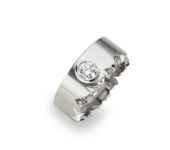 Witgouden Alpenring 0,40ct