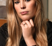 Bicolor wit- en geelgouden ring