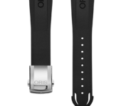 Rubberen Oris horlogeband zwart - 21 mm