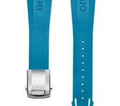 Rubberen Oris horlogeband blauw - 22 mm