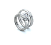 Platina ‘Infinity Knot’ trouwringen