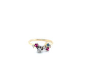 Geelgouden ring met topaas